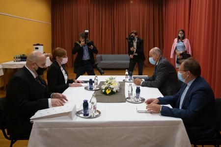 Sestanek županje s predsednikom vlade, foto Nataša Medvešek